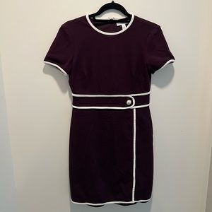 Burgundy Mini Dress